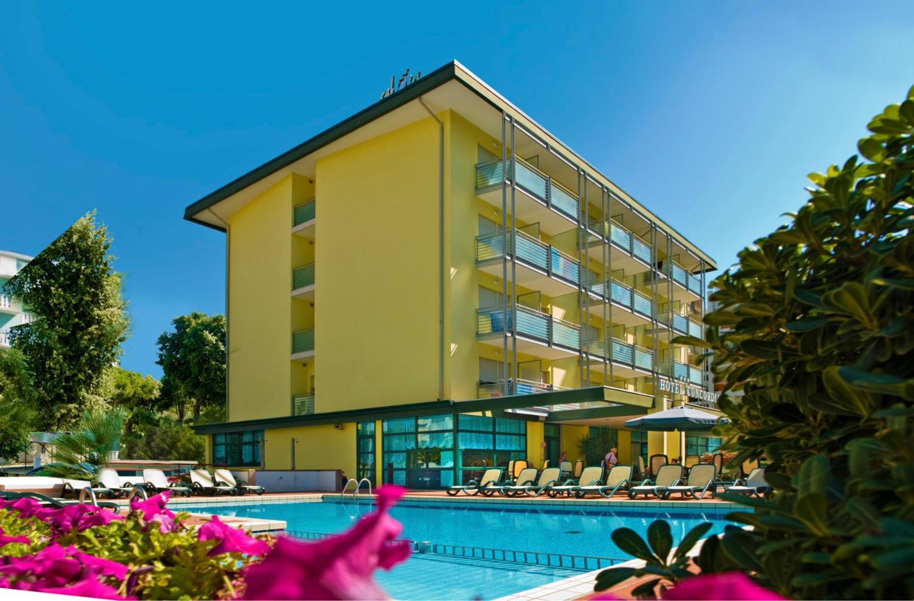 Hotel Concordia 3S Бибионе Экстерьер фото